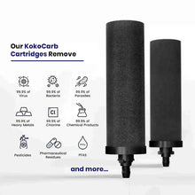 KokoCarb cartridges with features on a white background