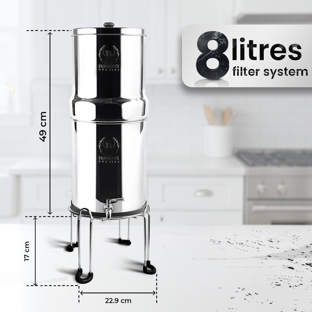 Stainless Steel Stand for Gravity Water Filter Systems